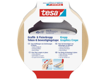 tesa Ruban adhésif de masquage, 19 mm x 25 m