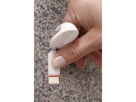 tesa Powerstrips Crochet adhésif SMALL, tendance, blanc