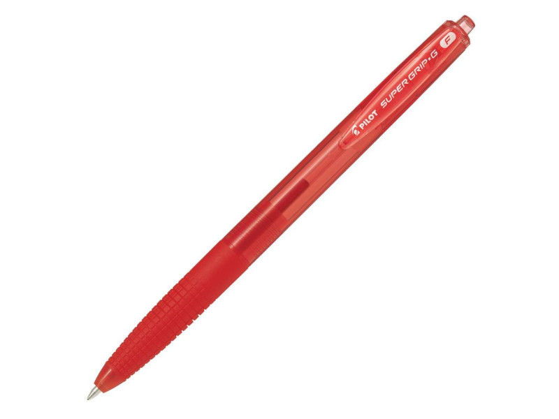 PILOT Stylo à bille rétractable SUPER GRIP G, rouge