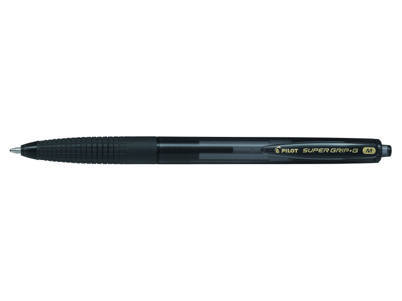PILOT Stylo à bille rétractable SUPER GRIP G, noir
