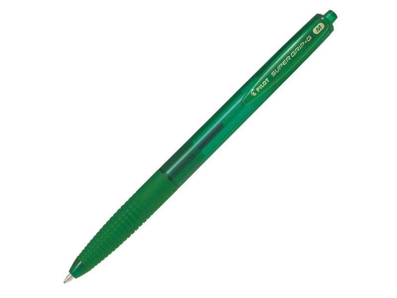 PILOT Stylo à bille rétractable SUPER GRIP G, vert