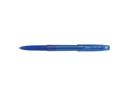 PILOT Stylo à bille SUPER GRIP G, avec capuchon, bleu