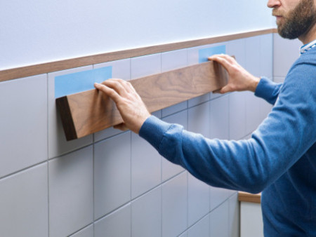 tesa Adhésif double face de montage Powerbond pour carrelage
