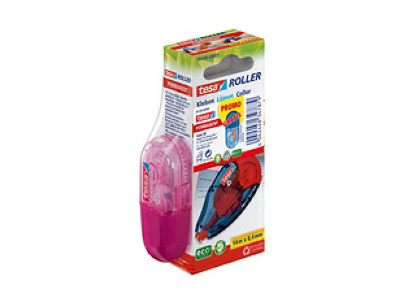 tesa ecoLogo Roller de colle rechargeable PERMANENT GLUE, 2