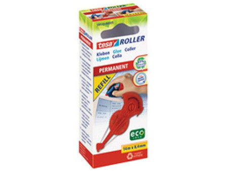 tesa ecoLogo Roller de colle rechargeable PERMANENT GLUE, 2