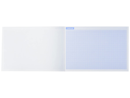 CANSON Bloc de papier millimétré, A4, 90 g/m2, bleu