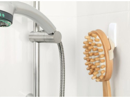 tesa Powerstrips Crochet 'WAVE' WATERPROOF, blanc, plastique
