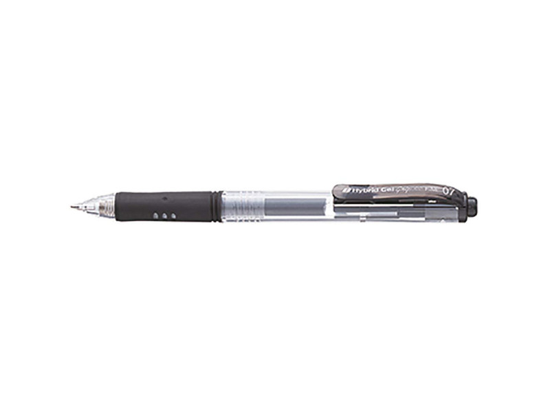 Pentel Stylo bille à encre gel Hybrid Gel Grip K157, noir