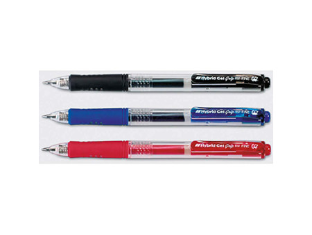 Pentel Stylo bille à encre gel Hybrid Gel Grip K157, noir