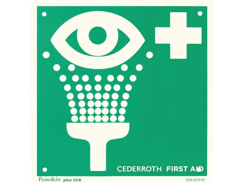 CEDERROTH Panneau de signalisation 'Douche oculaire'