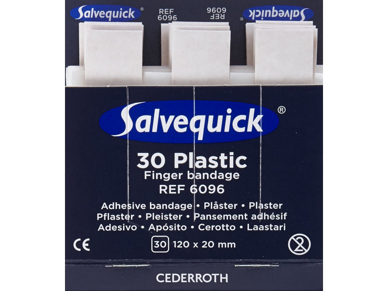 CEDERROTH Salvequick Pansement pour doigt, déperlant