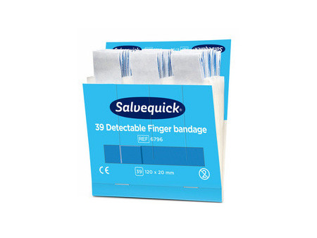 CEDERROTH Salvequick Pansement pour doigt, détectable