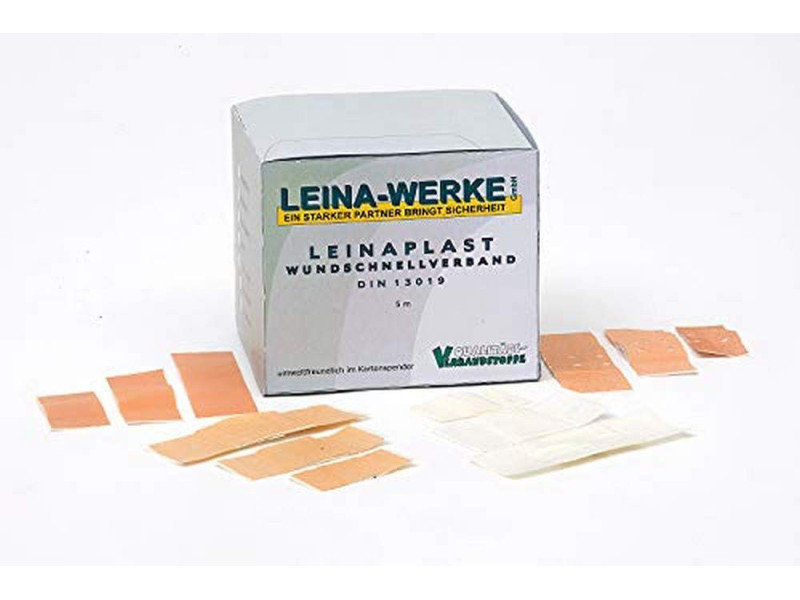 LEINAPLAST pansement 1 m x 8 cm, élastique, couleur de peau