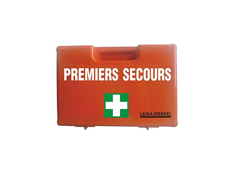 LEINA Mallette de 'PREMIERS SECOURS', équipé norme DIN 13157