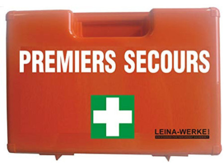 LEINA Mallette de 'PREMIERS SECOURS', équipé norme DIN 13157