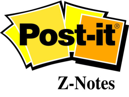 Post-it Bloc-note adhésif Z-Notes, 127 x 76 mm, 6 couleurs