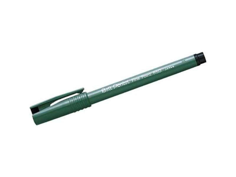 Pentel roller encre Ball Pentel R50, Recycology, noir