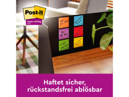 Post-it Bloc-note adhésif Super Sticky Notes, 127 x 76 mm