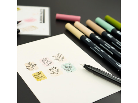 Tombow Feutre fin MONO drawing pen 'Fine Set', set de 4