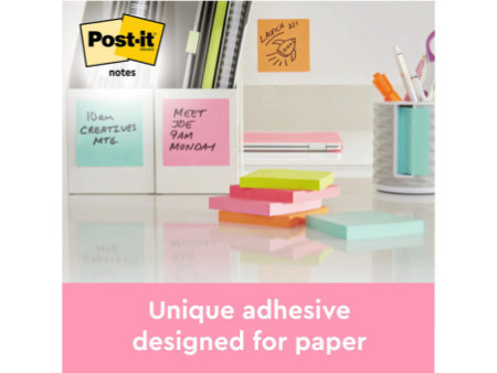 Post-it Bloc-note adhésif Notes, 127 x 76 mm, Beachside