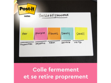 Post-it Bloc-note adhésif Notes, 76 x 76 mm, Beachside