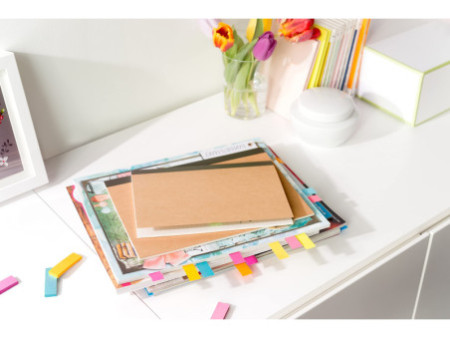 Post-it Marque-page Page Marker, 15 x 50 mm, Poptimistic