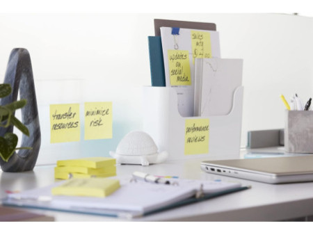 Post-it Bloc-note adhésif Z-Notes, 76 x 76 mm, jaune
