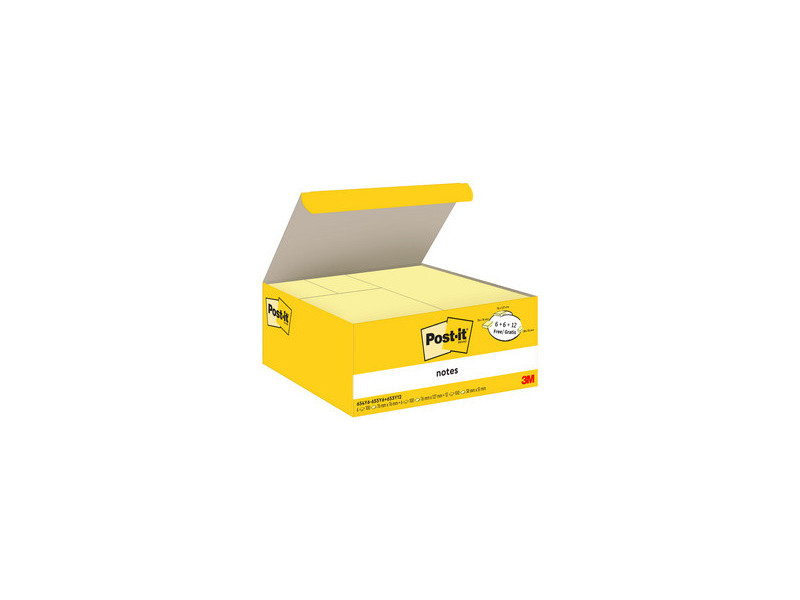 Post-it Bloc-note adhésif, pack avantage, jaune