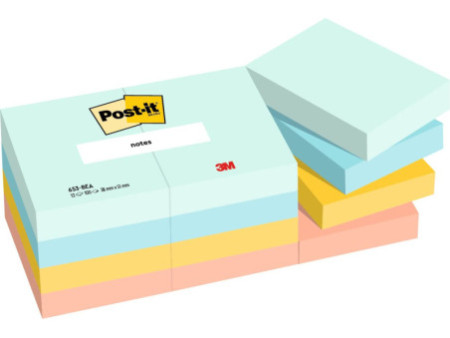 Post-it Bloc-note adhésif, 51 x 38 mm, Beachside Collection