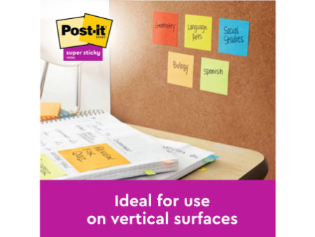 Post-it Bloc-note adhésif Super Sticky Z-Notes, 76 x 76 mm
