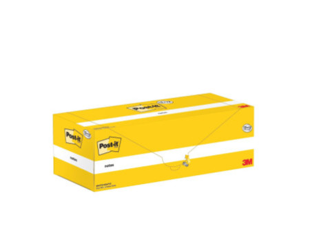 Post-it Bloc-note adhésif, 76 x 76 mm, 12+12 GRATUIT, jaune