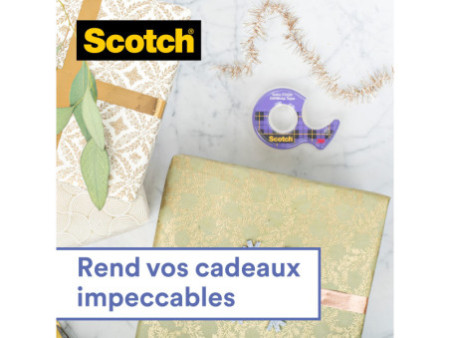 Scotch Ruban adhésif pour cadeau 'GiftWrap Tape', 19mm x 25m