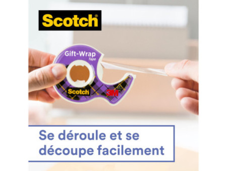 Scotch Ruban adhésif pour cadeau 'GiftWrap Tape', 19mm x 25m