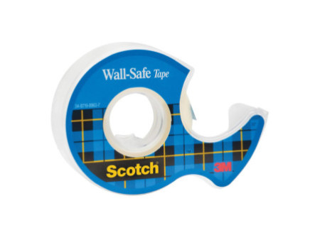 Scotch Ruban adhésif 'Wall-Safe', sur dévidoir,19mm x 16,5 m