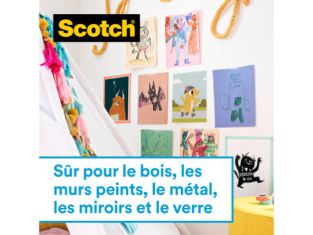 Scotch Ruban adhésif 'Wall-Safe', sur dévidoir,19mm x 16,5 m