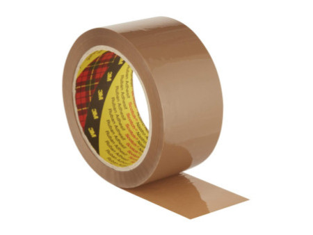 3M Scotch Ruban adhésif d'emballage LOW NOISE, 50 mm x 66 m