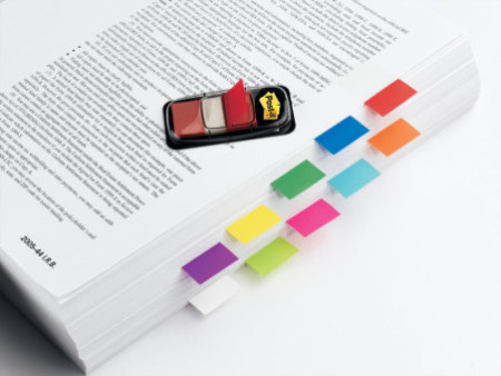 Post-it Marque-pages Index, 25,4 x 43,2 mm, rouge