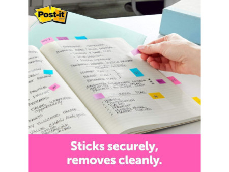 Post-it Marque-pages Index, 25,4 x 43,2 mm, bleu