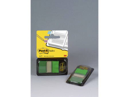 Post-it Marque-pages Index, 25,4 x 43,2 mm, vert