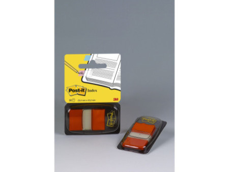 Post-it Marque-pages Index, 25,4 x 43,2 mm, orange