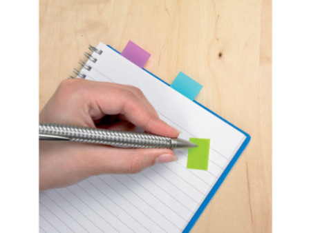 Post-it Marque-pages Index, 25,4 x 43,2 mm, 3 couleurs