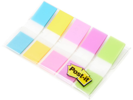 Post-it Marque-pages Index mini, 11,9 x 43,2 mm, 5 couleurs