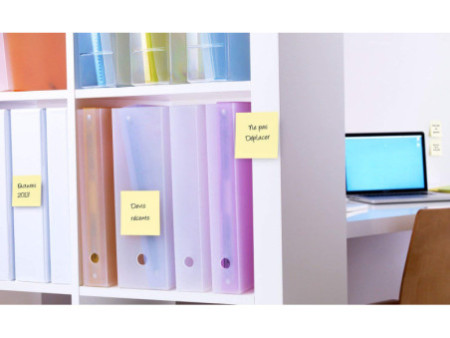 Post-it Bloc-note Super Sticky Notes, 48 x 48 mm, jaune
