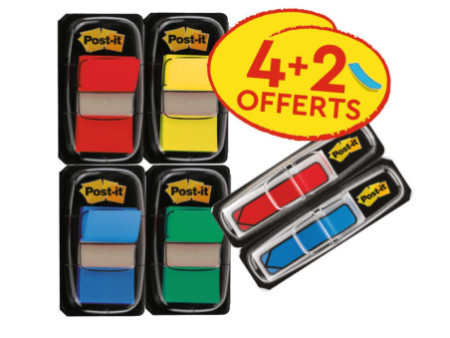 Post-it Marque-pages Index, 25,4 x 43,2 mm, pack économique