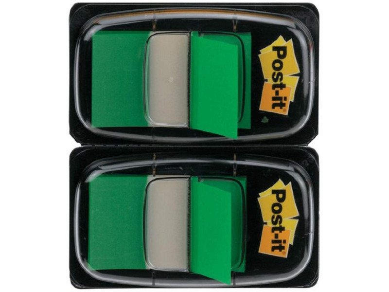Post-it Marque-pages Index, 25,4 x 43,2 mm, pack éco, vert