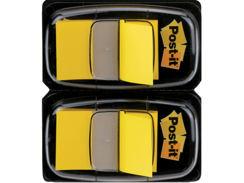 Post-it Marque-pages Index, 25,4 x 43,2 mm, pack éco, jaune