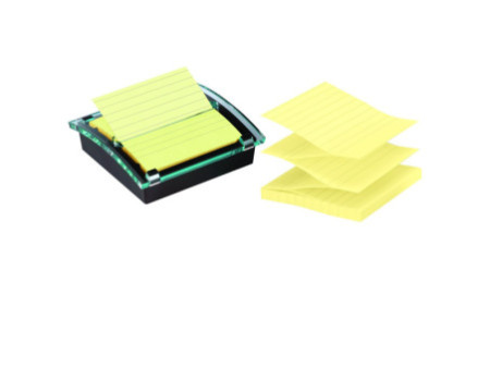 Post-it Distributeur Z-Notes, noir/transparent, 1 bloc
