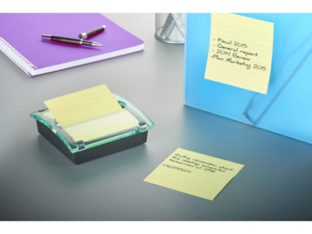 Post-it Distributeur Z-Notes, noir/transparent, 1 bloc