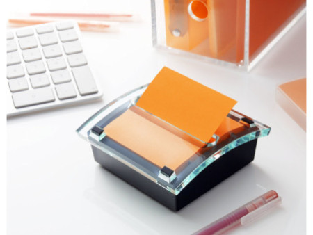 Post-it Distributeur Z-Notes, noir/transparent, 1 bloc