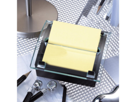 Post-it Distributeur Z-Notes, noir/transparent, 1 bloc
